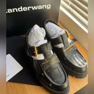 Alexander Wang Black carter cage leather sandals